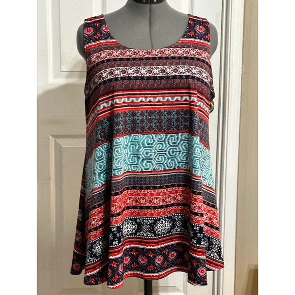 Plus size sleeveless blouse by New Direction in very good condition. - Picture 5 of 5